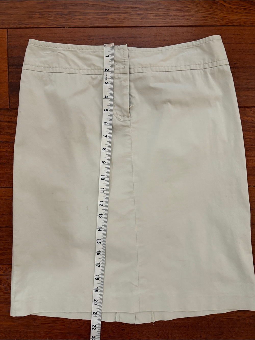 J. Crew Light Cream Mini Skirt